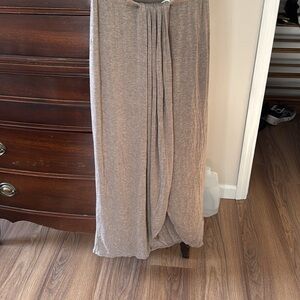 Elegant Beige Maxi Skirt